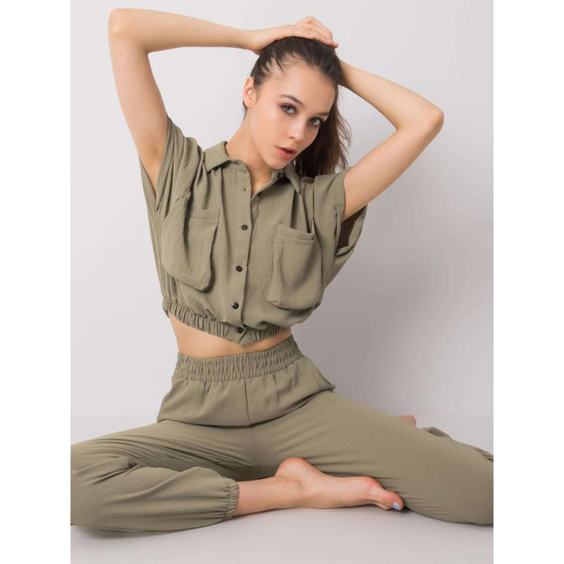 Dámská souprava Janis RUE PARIS khaki 