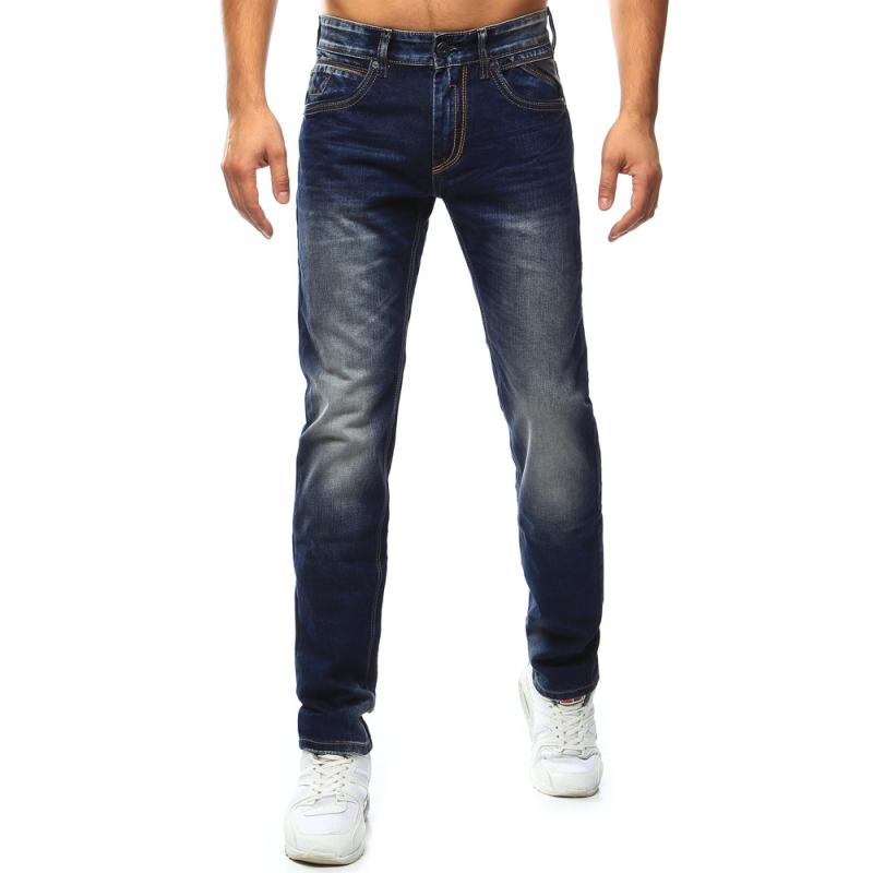 Pánské jeansové kalhoty  tmavě modré