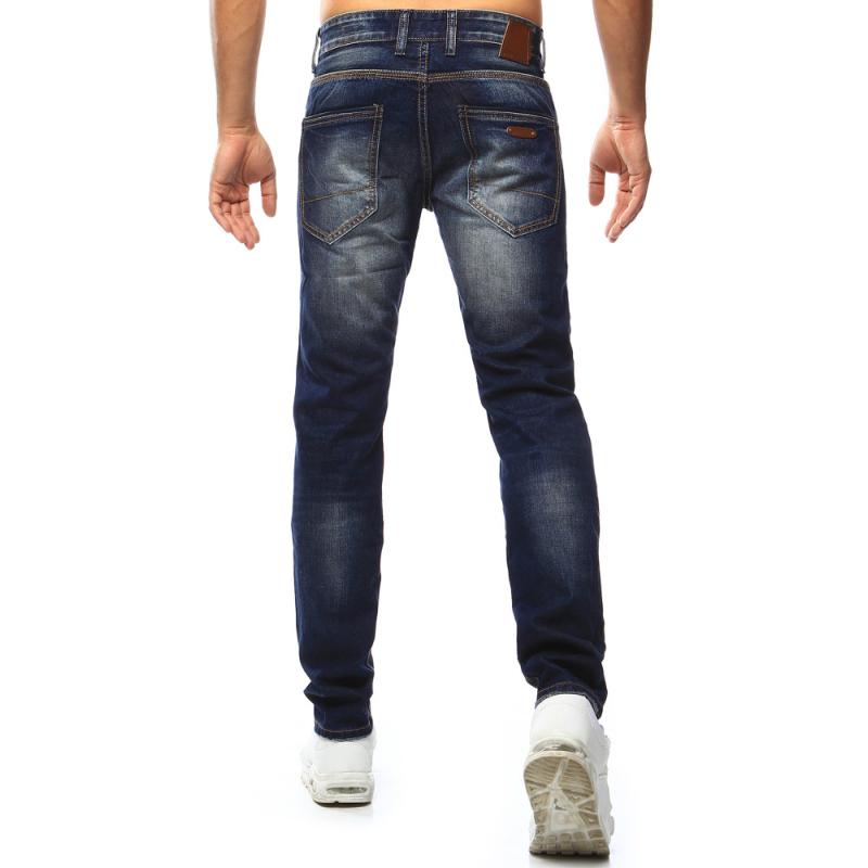 Pánské jeansové kalhoty  tmavě modré