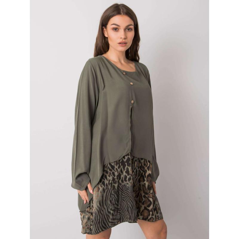 Dámské šaty GRACILYN khaki 