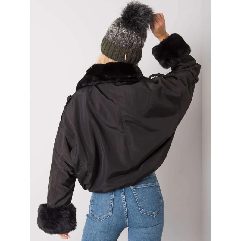 Dámská čepice s bambulí Ally RUE PARIS khaki 