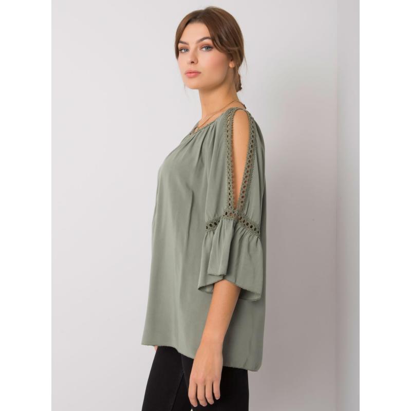 Dámská halenka viskózová Kearney OCH BELLA khaki  