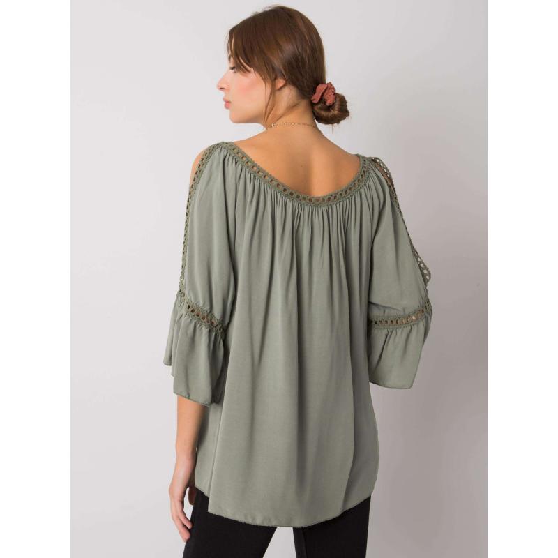 Dámská halenka viskózová Kearney OCH BELLA khaki  