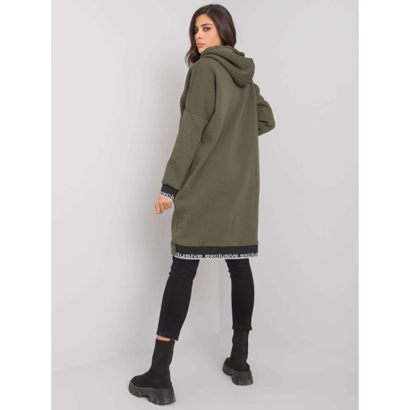 Dámská mikina bez kapuce MAYAR khaki 