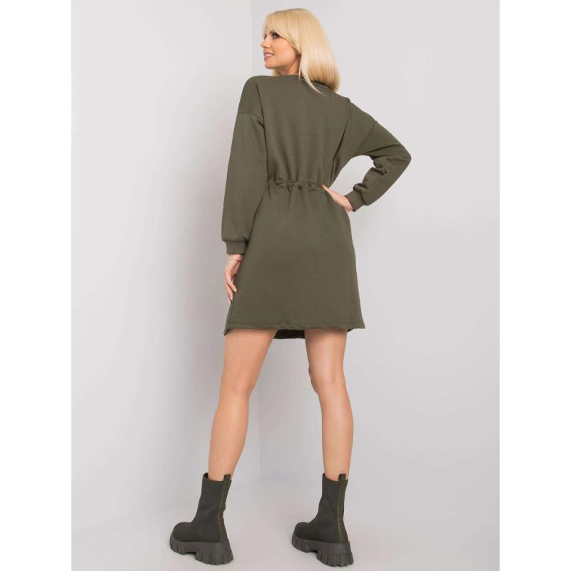 Dámské šaty oversize Kelbi RUE PARIS khaki 