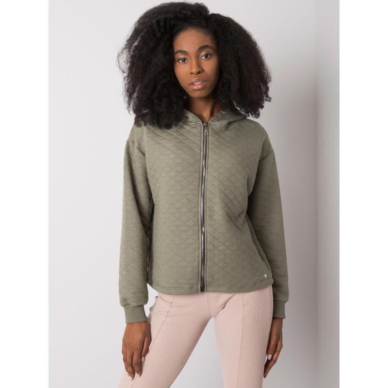 Dámská mikina prošívaná MELANIE světle khaki 