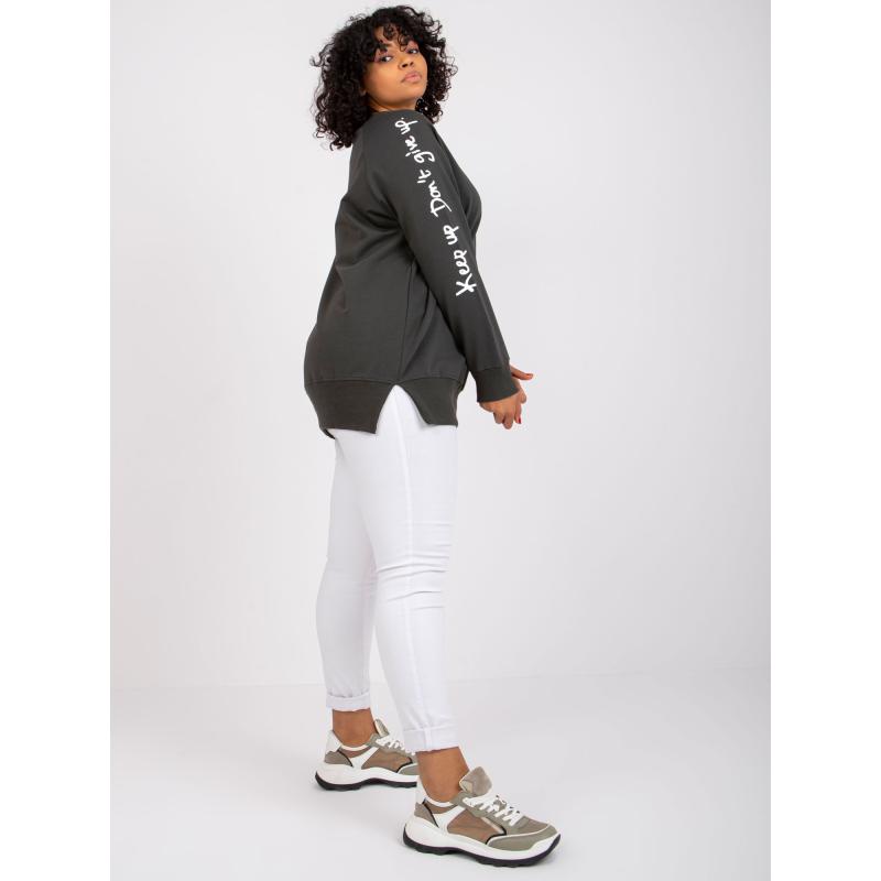 Dámská tunika plus size bavlněná PARMA khaki  