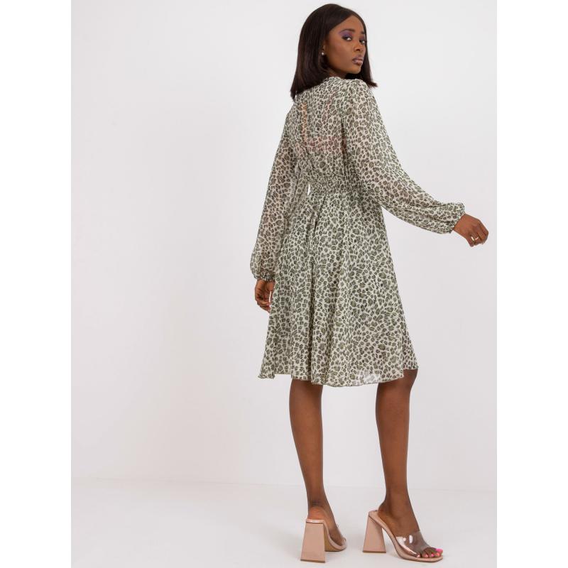 Dámske šaty s potlačou ZULUNA beige