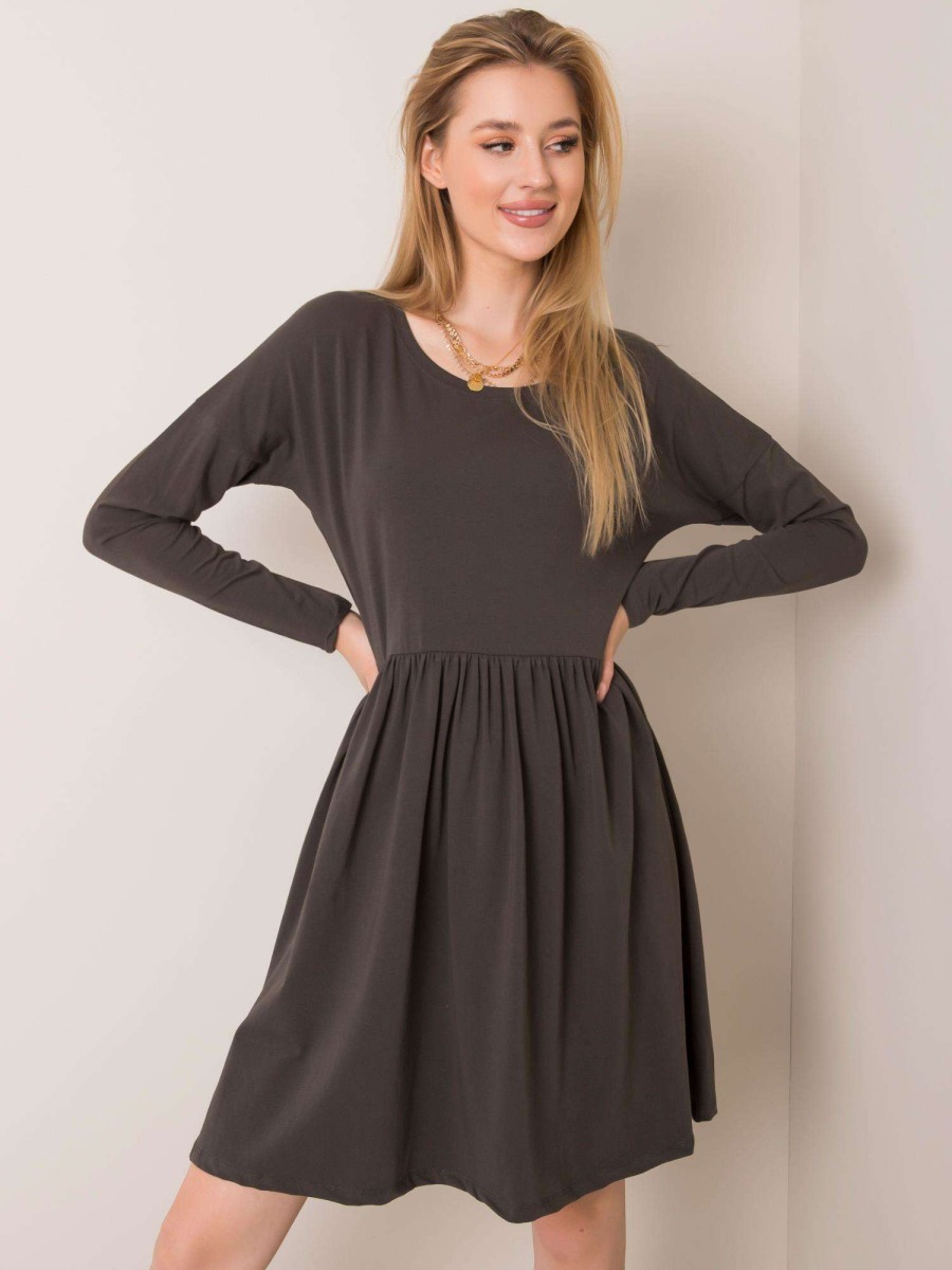 Dámske šaty Vega RUE PARIS khaki