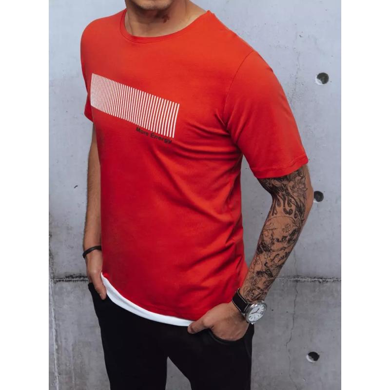 Pánské tričko s potiskem TIRA červené