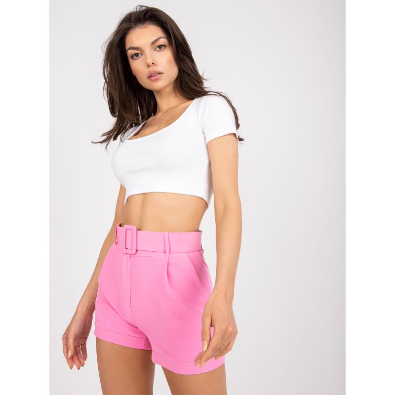 Női elegáns rövidnadrág BYRON rózsaszín