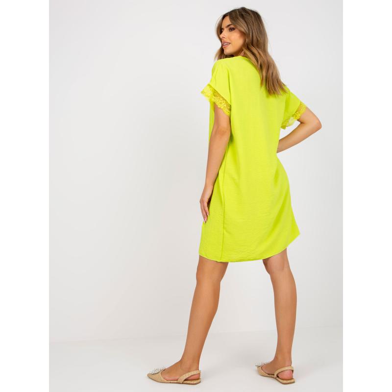 Női viszkóz oversize ruha SHANEN lime