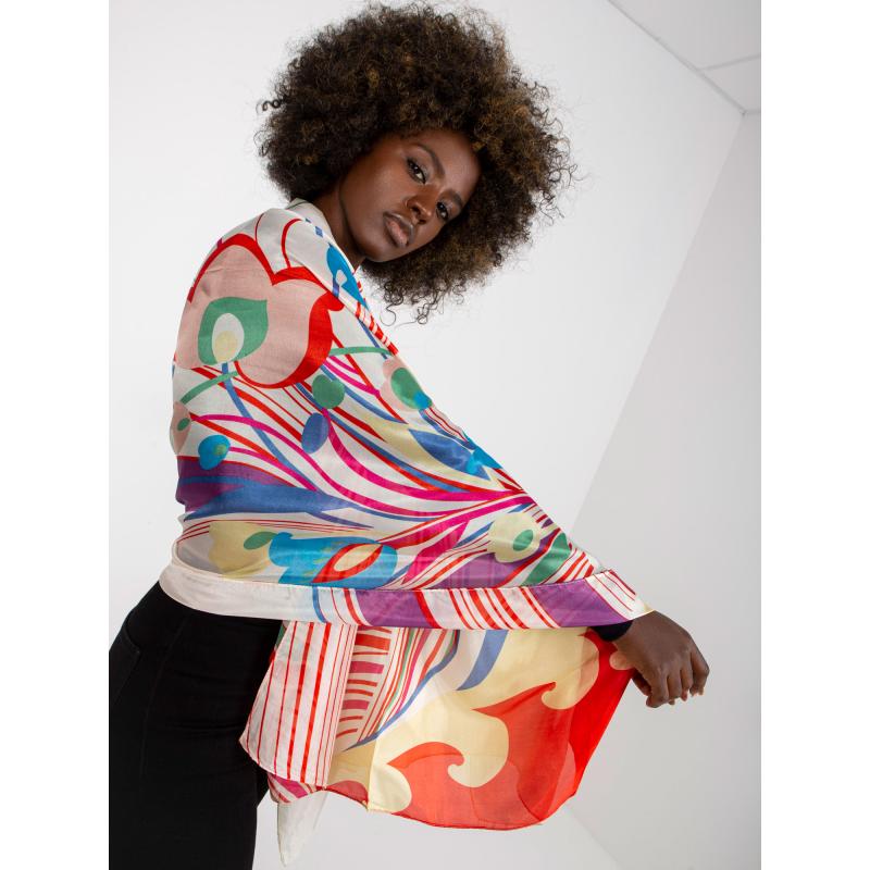 Dámska elegantná vzorovaná šatka ANELLE žltá