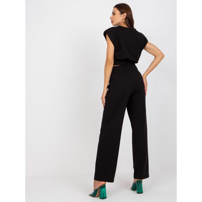 Dámský set z bavlny RUE PARIS černý 