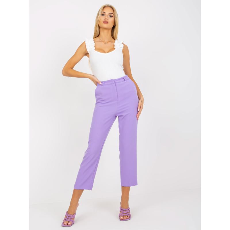 Női 7/8-as nadrág RUE PARIS lila