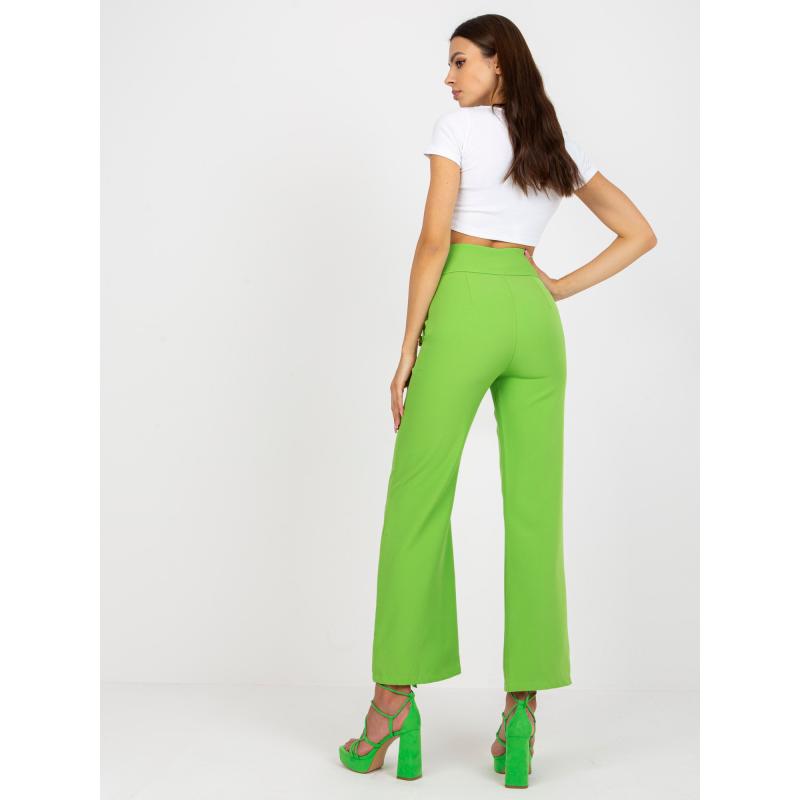 Dámske nohavice s vreckami ALLEGRA svetlozelené