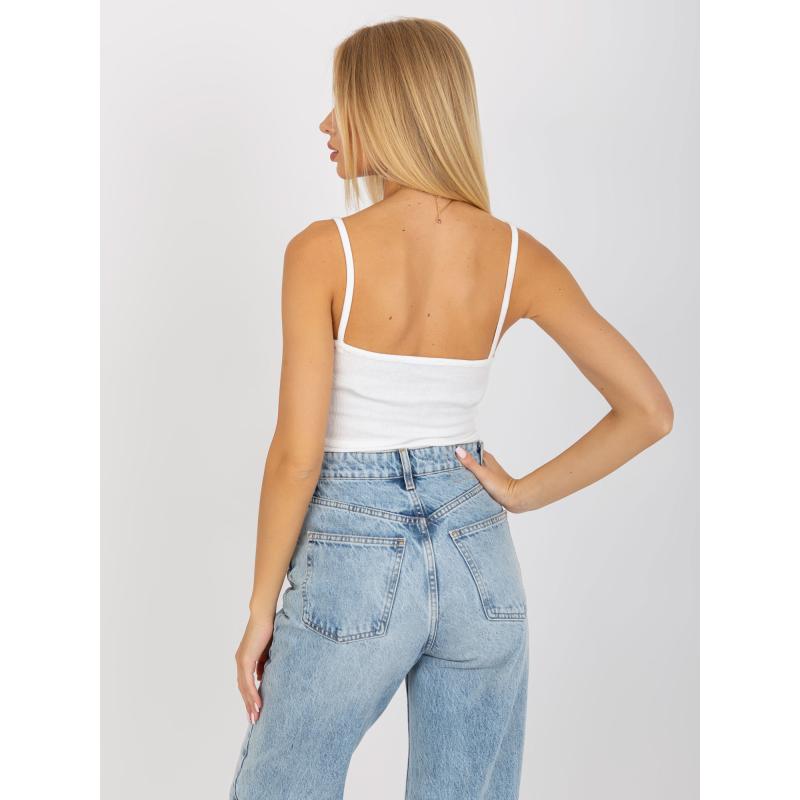 Dámské triko pruhované OCH BELLA bílé