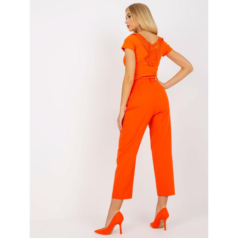 Dámske nohavice RUE PARIS orange