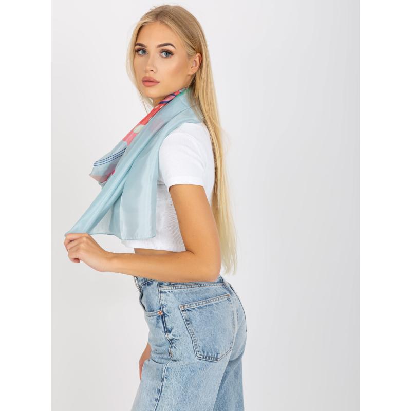 Dámský šátek s potiskem ANIMA modrý 