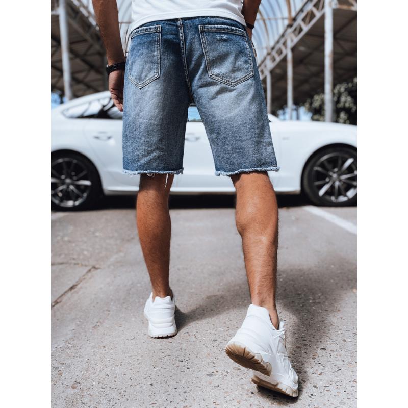 Pánské šortky džínové MEA modré
