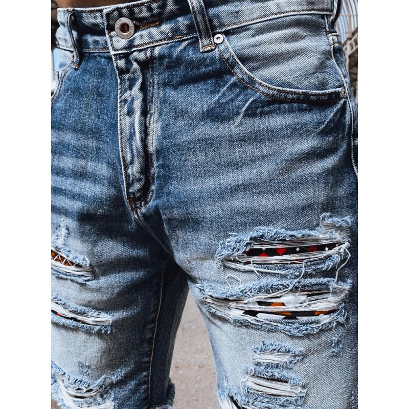 Pánské šortky džínové MEA modré