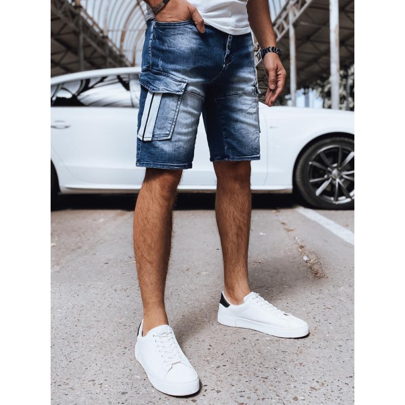 Férfi farmer rövidnadrág JEROD kék