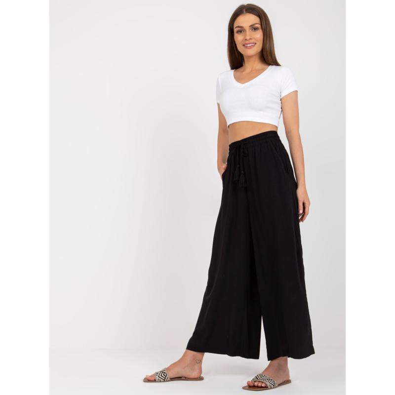 Dámské kalhoty s kapsami SUBLEVEL černé 