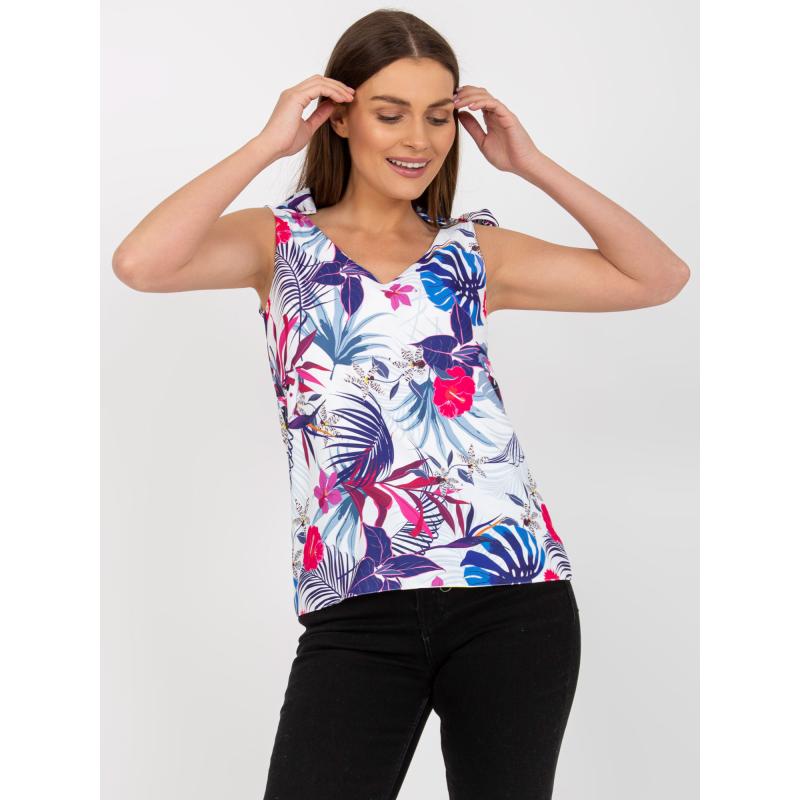 Dámský top na ramena RUE PARIS bílý 