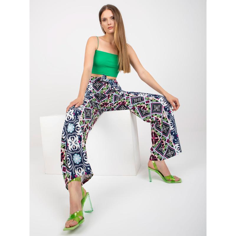 Női széles szárú nadrág TILDA fekete