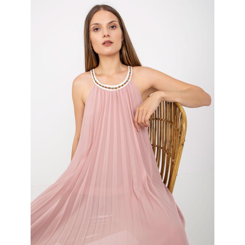 Női ujjatlan ruha SUMMER rózsaszín