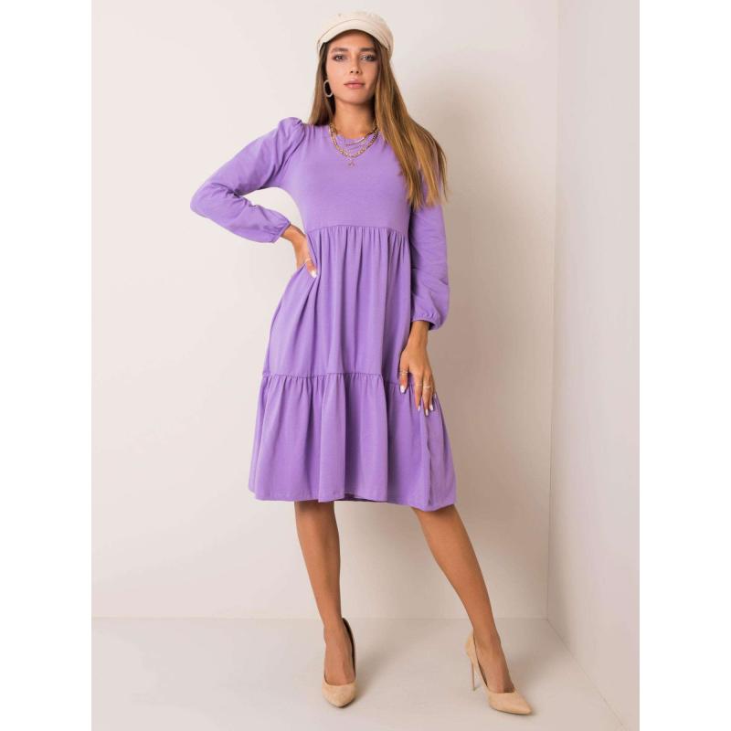 Dámské šaty od Yonne RUE PARIS fialové 