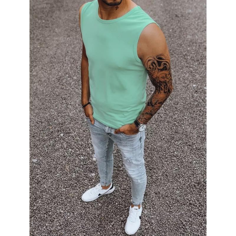 Férfi sima tank top VALE menta