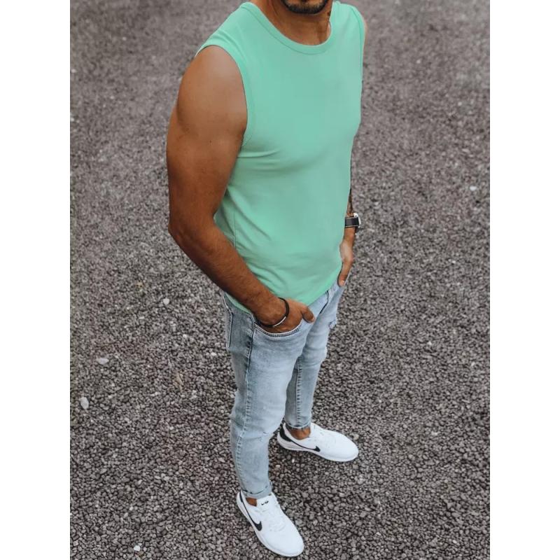 Férfi sima tank top VALE menta