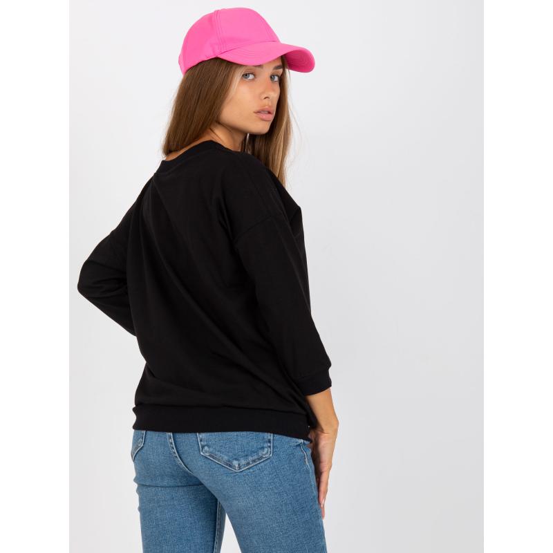 Dámská halenka s kapsami bavlněná CINDRA černá  