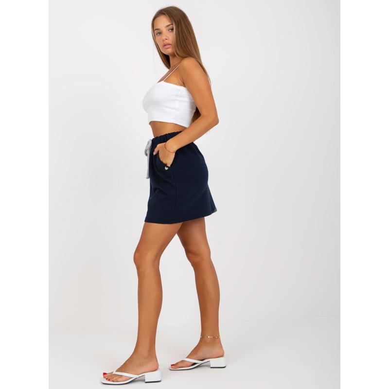 Női pamut alap miniszoknya BRYA tengerészkék