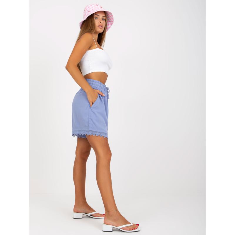 Női nyári rövidnadrág SUBLEVEL világoskék