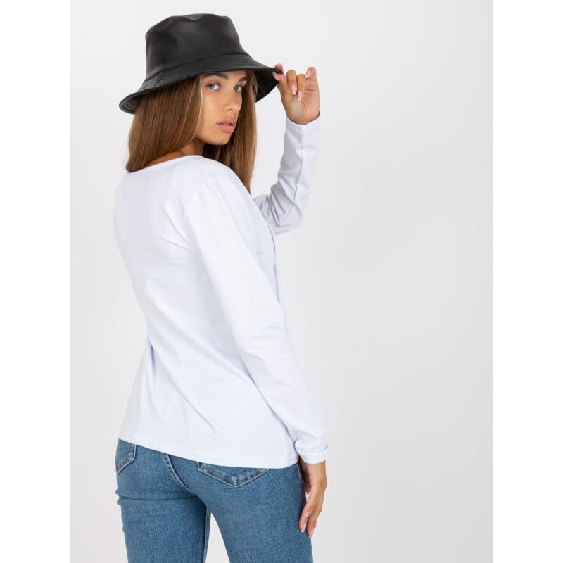 Női hosszú ujjú blúz RUE PARIS fehér