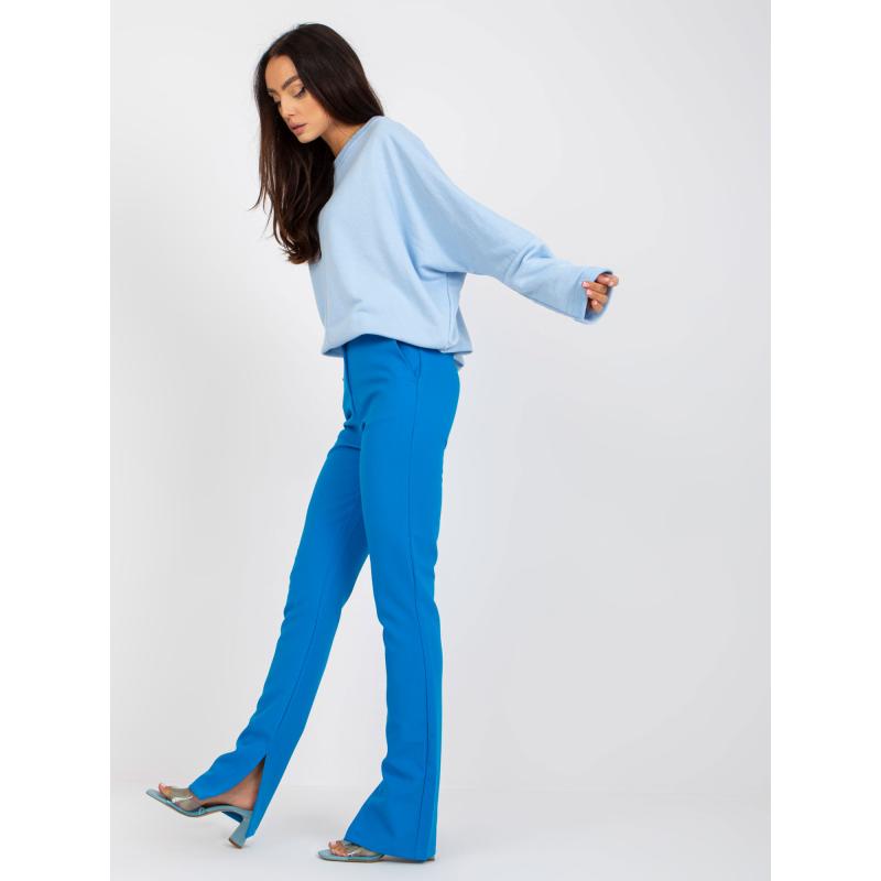 Női túlméretezett pulóver RUE PARIS világoskék