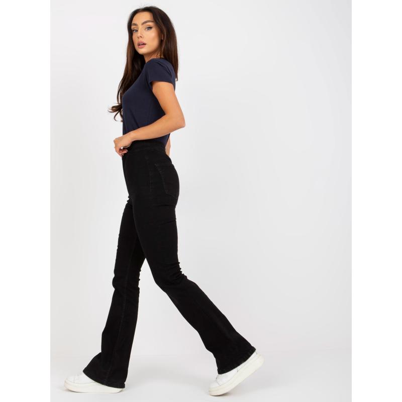 Dámské tričko s výstřihem BASE tmavě modré  