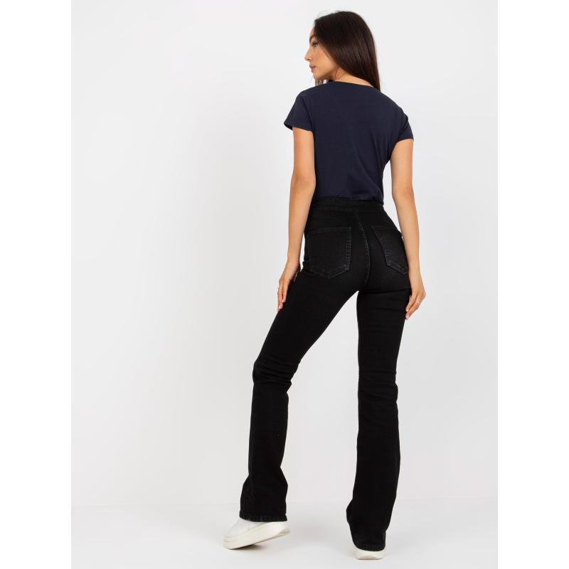 Dámské tričko s výstřihem BASE tmavě modré  