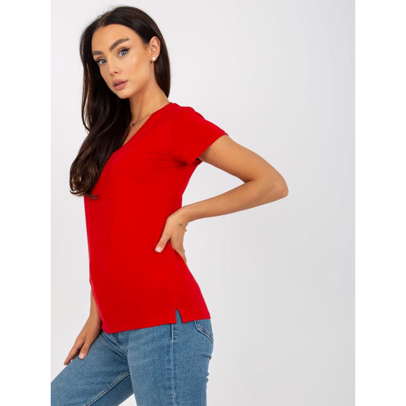 Női rövid ujjú póló LELA piros