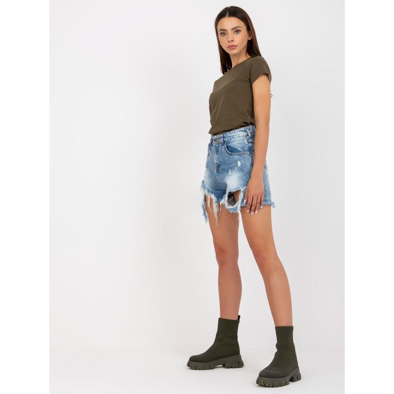 Női kerek nyakú póló FOREST khaki