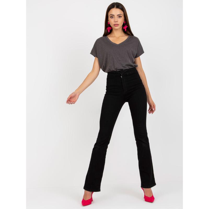 Női rövid ujjú póló EGBERT sötét szürke