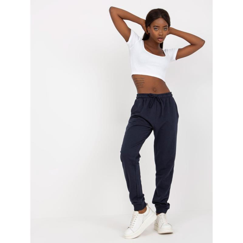 Női melegítőnadrág zsebekkel ABRIELLE sötétkék