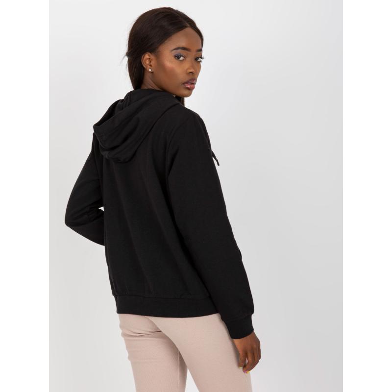 Dámská mikina s kapsami RIKA černá 