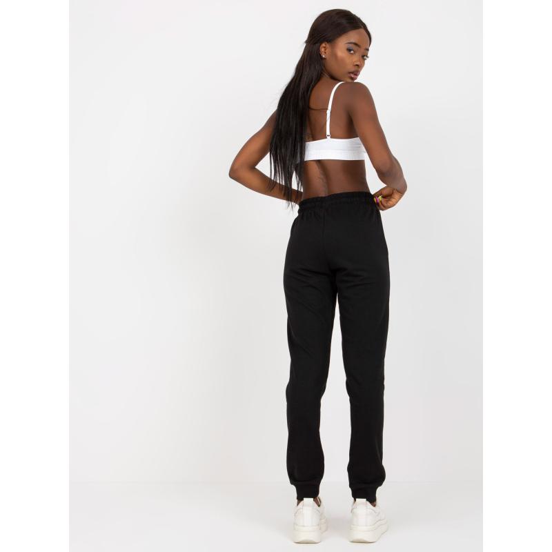 Dámské tepláky s vysokým pasem PHOEBE černé 