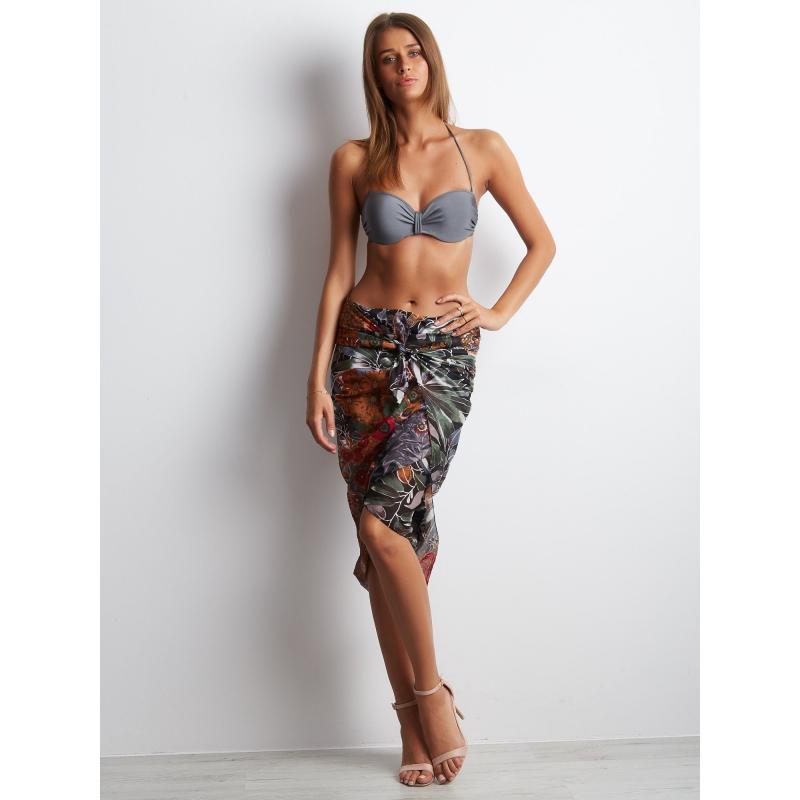 Női mintás pareo fekete