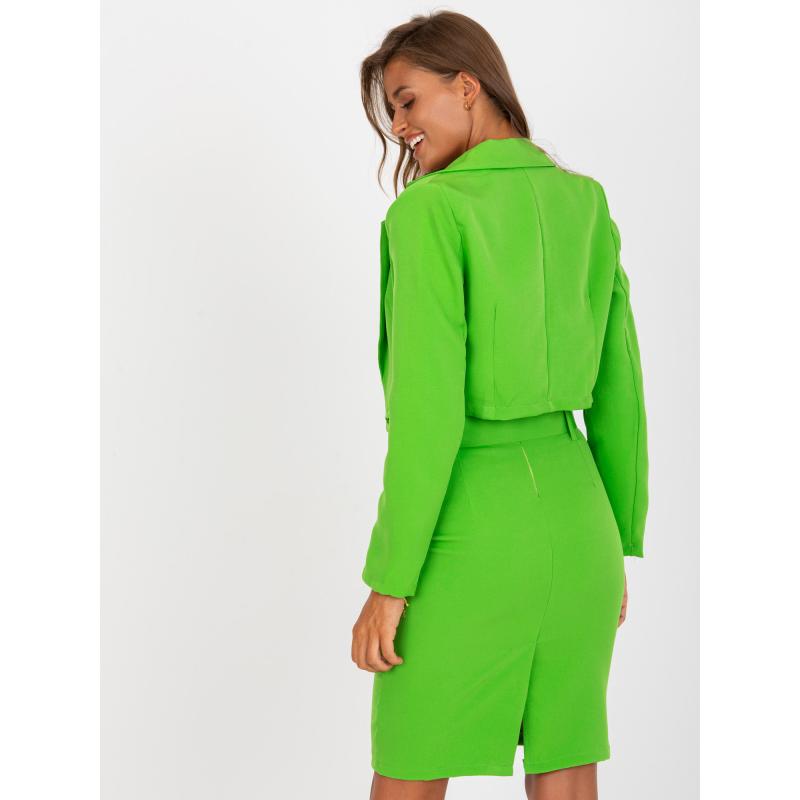 Női kabát BISA világoszöld