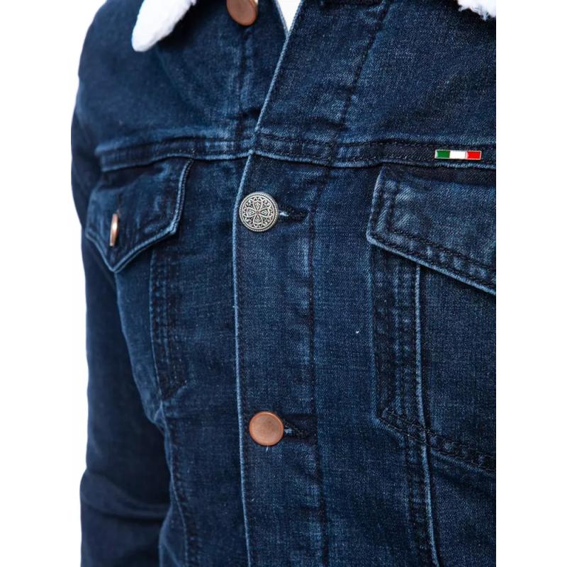 Férfi kabát MACK sötétkék