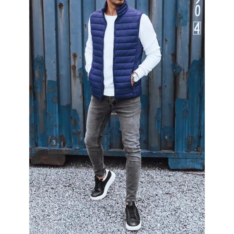 Férfi mellény ALVEN sötétkék